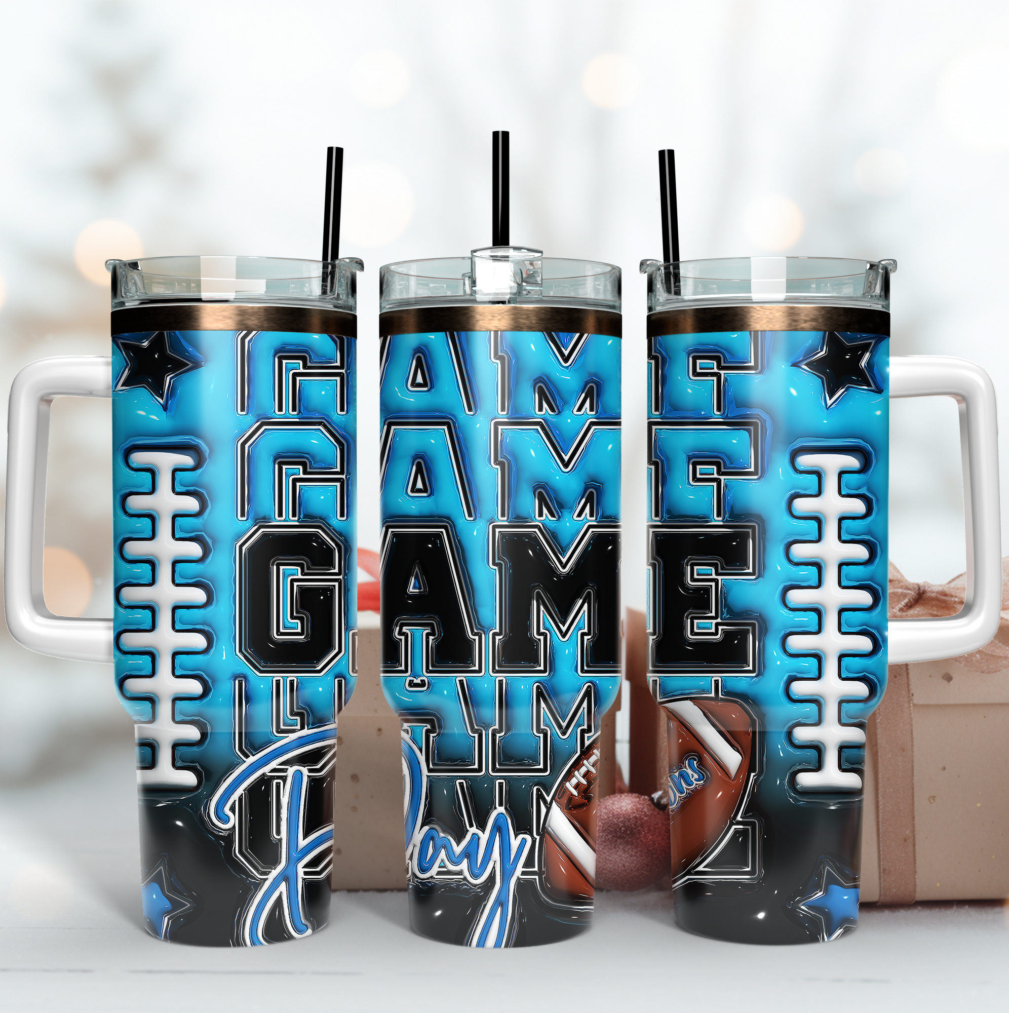Detroit Lions NFL Game Day Custom Stanley Cup 40 oz 30 oz Tumbler With HandleTVC2301167