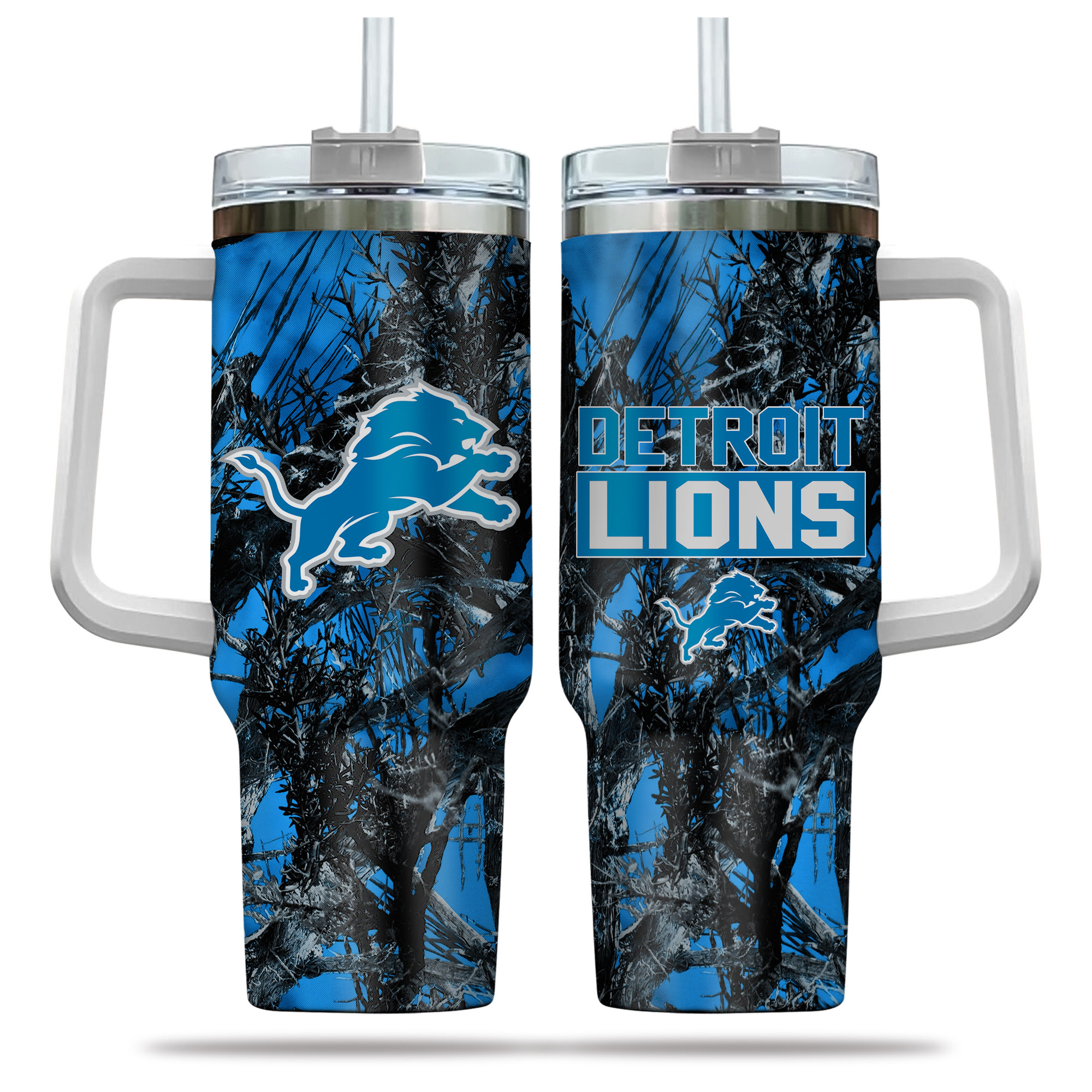 Detroit Lions NFL Hunting Custom Stanley Cup 40 oz 30 oz Tumbler With HandleTVC230182