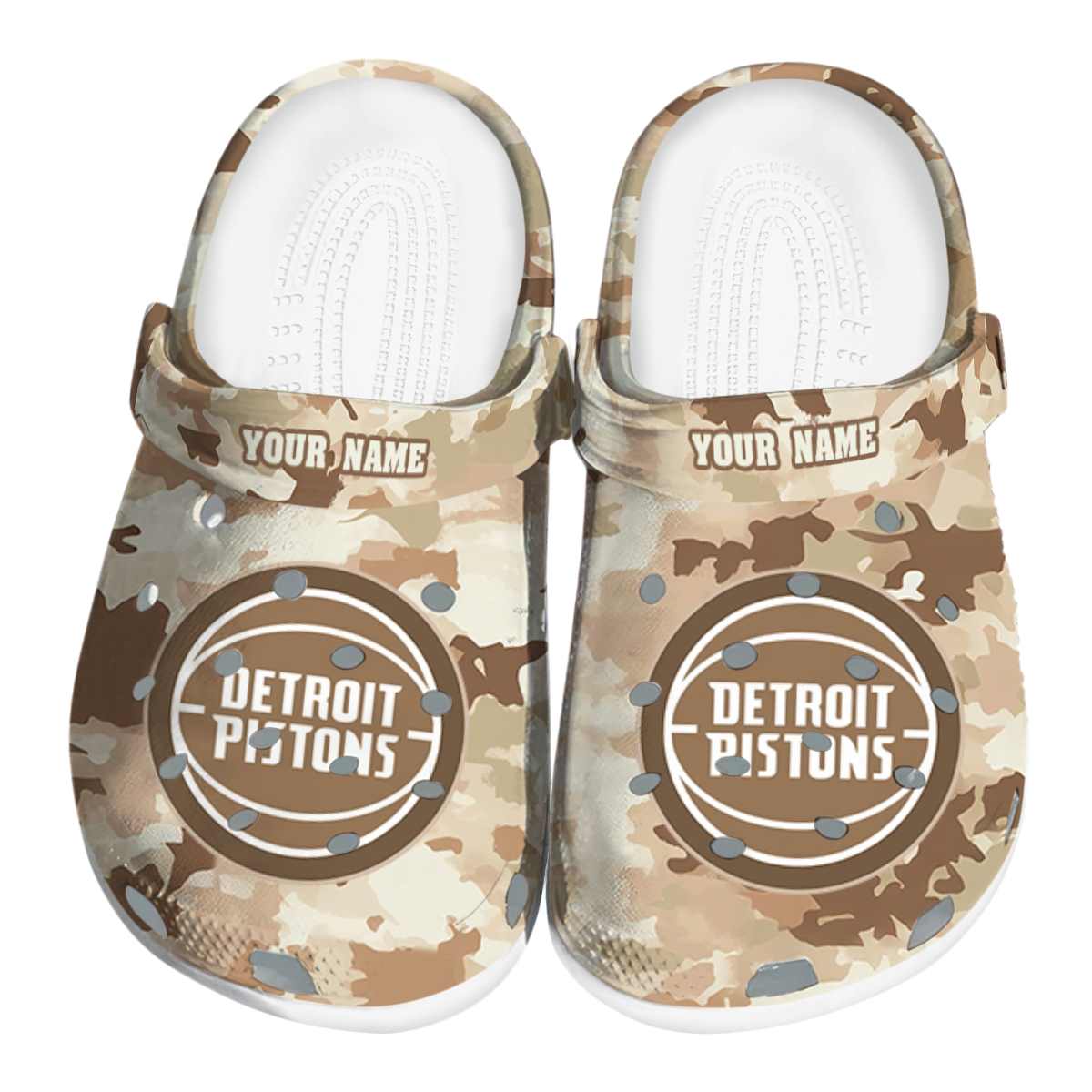 Detroit Pistons NBA Sport Crocs Crocband Clogs Shoes Comfortable For Men Women and Kids