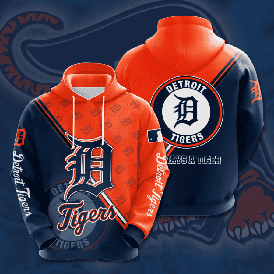 Detroit Tigers 3D All Over Print Hoodie, Zip Hoodie