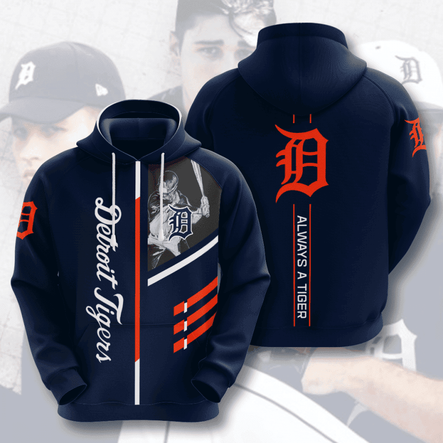Detroit Tigers 3D All Over Print Hoodie, Zip Hoodie