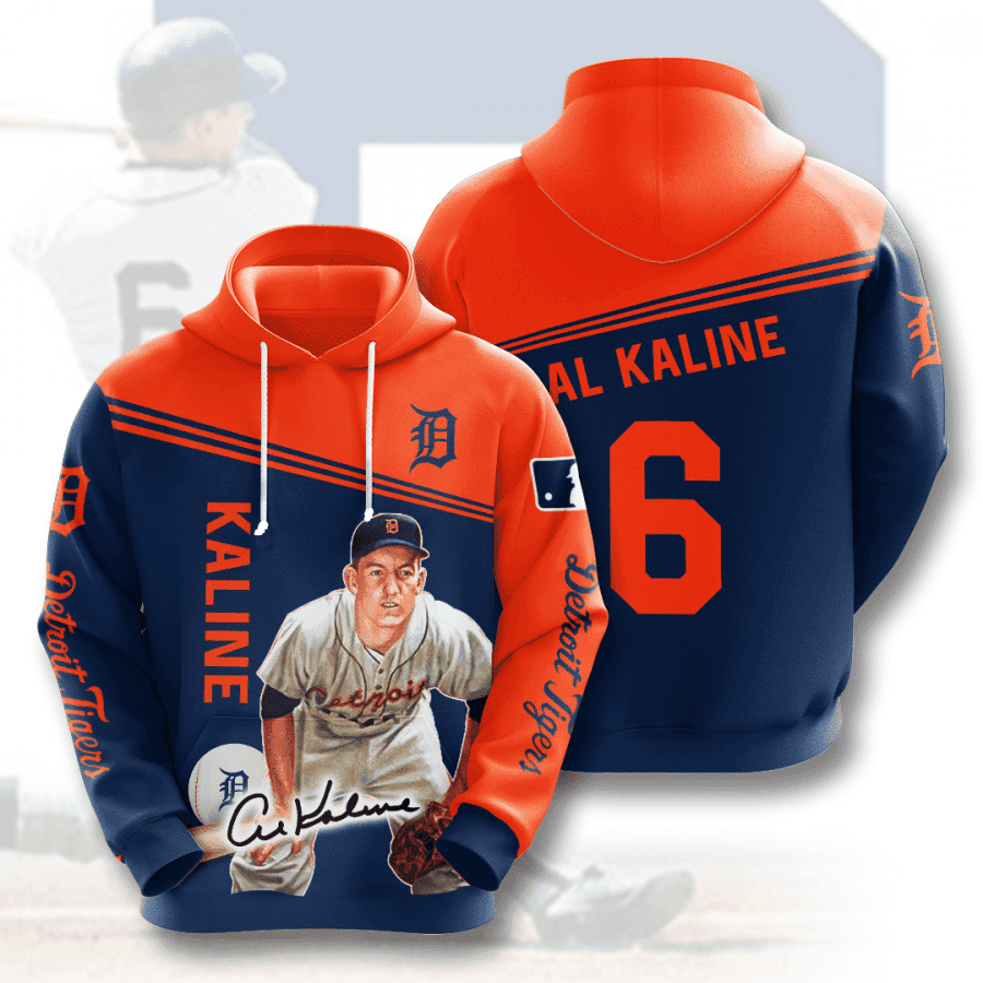 DETROIT TIGERS Al Kaline 3D All Over Print Hoodie, Zip Hoodie