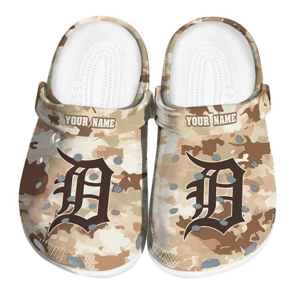 Detroit Tigers Desert Camo ClogTVC1801948