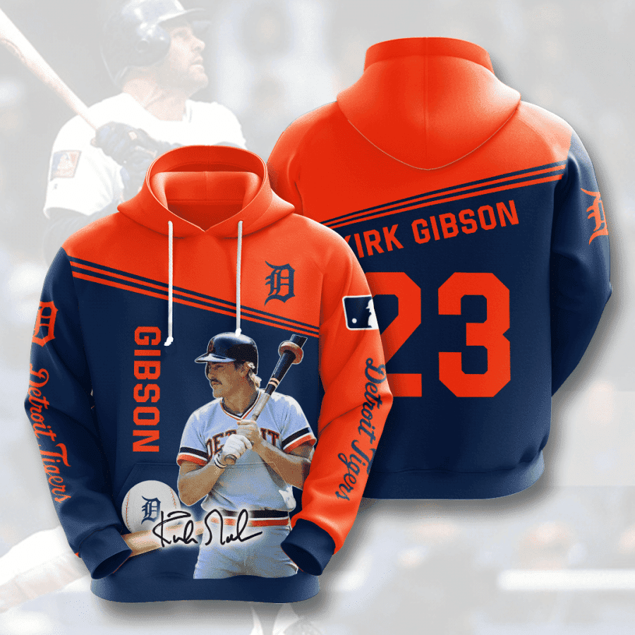 DETROIT TIGERS Kirk Gibson 3D All Over Print Hoodie, Zip Hoodie
