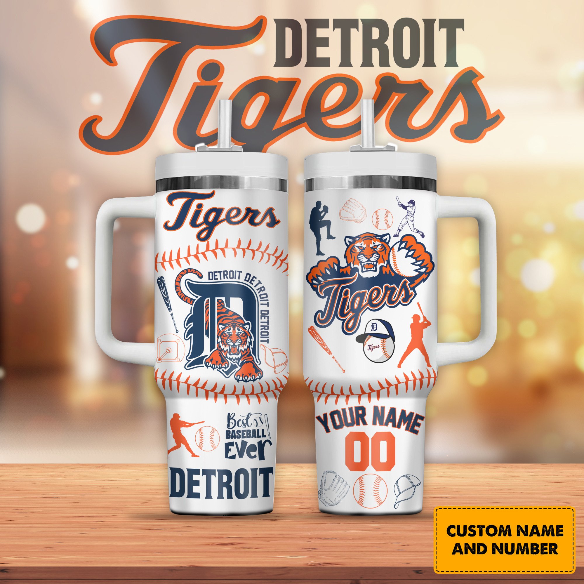 Detroit Tigers MLB Custom Stanley Cup 40 oz 30 oz Tumbler With HandleTVC2301299