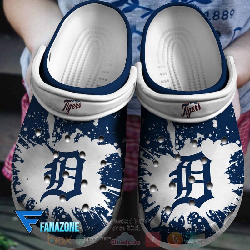 Detroit Tigers MLB Sport Crocs Clogs Crocband Shoes Comfortable For Men Women and Kids