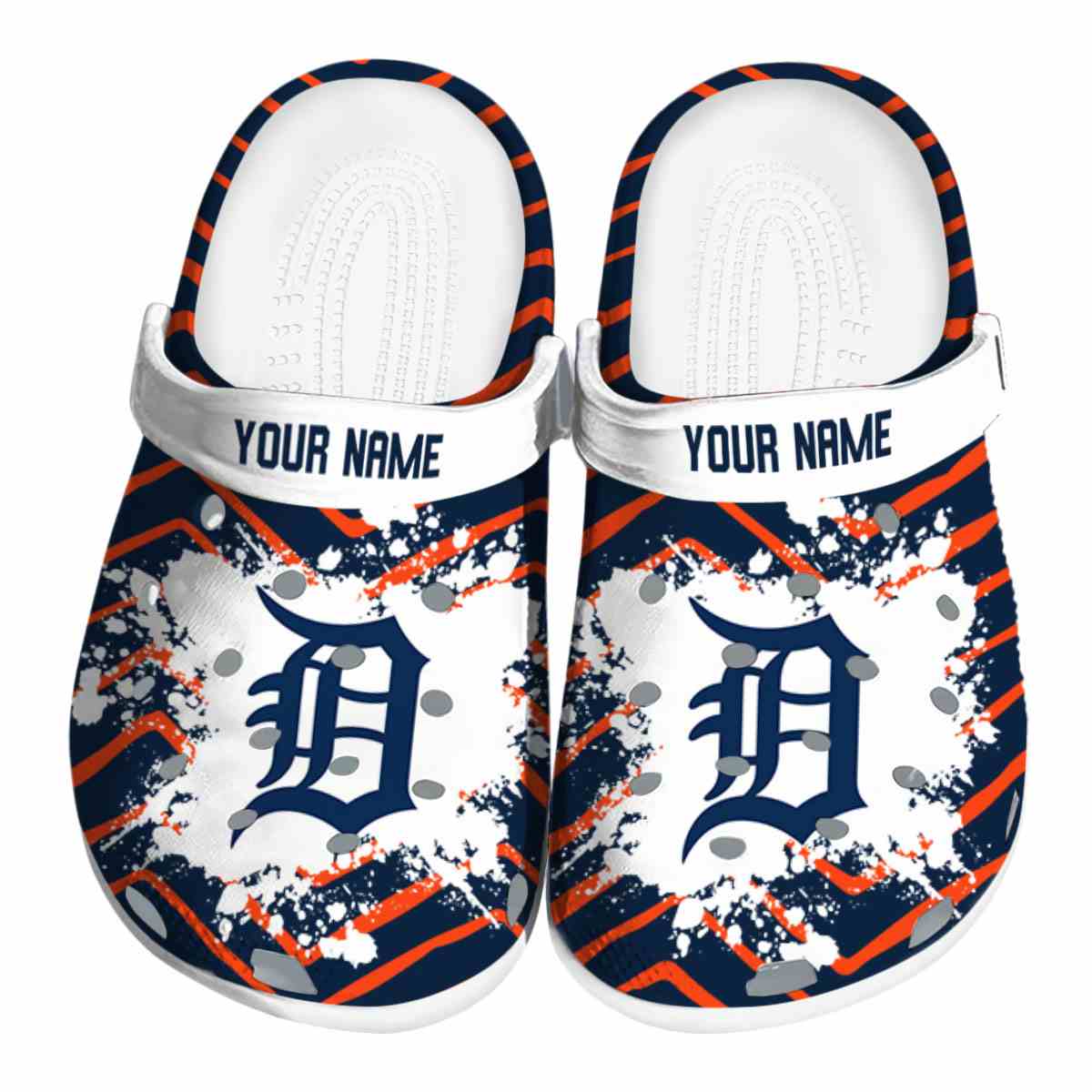 Detroit Tigers MLB Sport Crocs Crocband Clogs Shoes Comfortable For Men Women and Kids