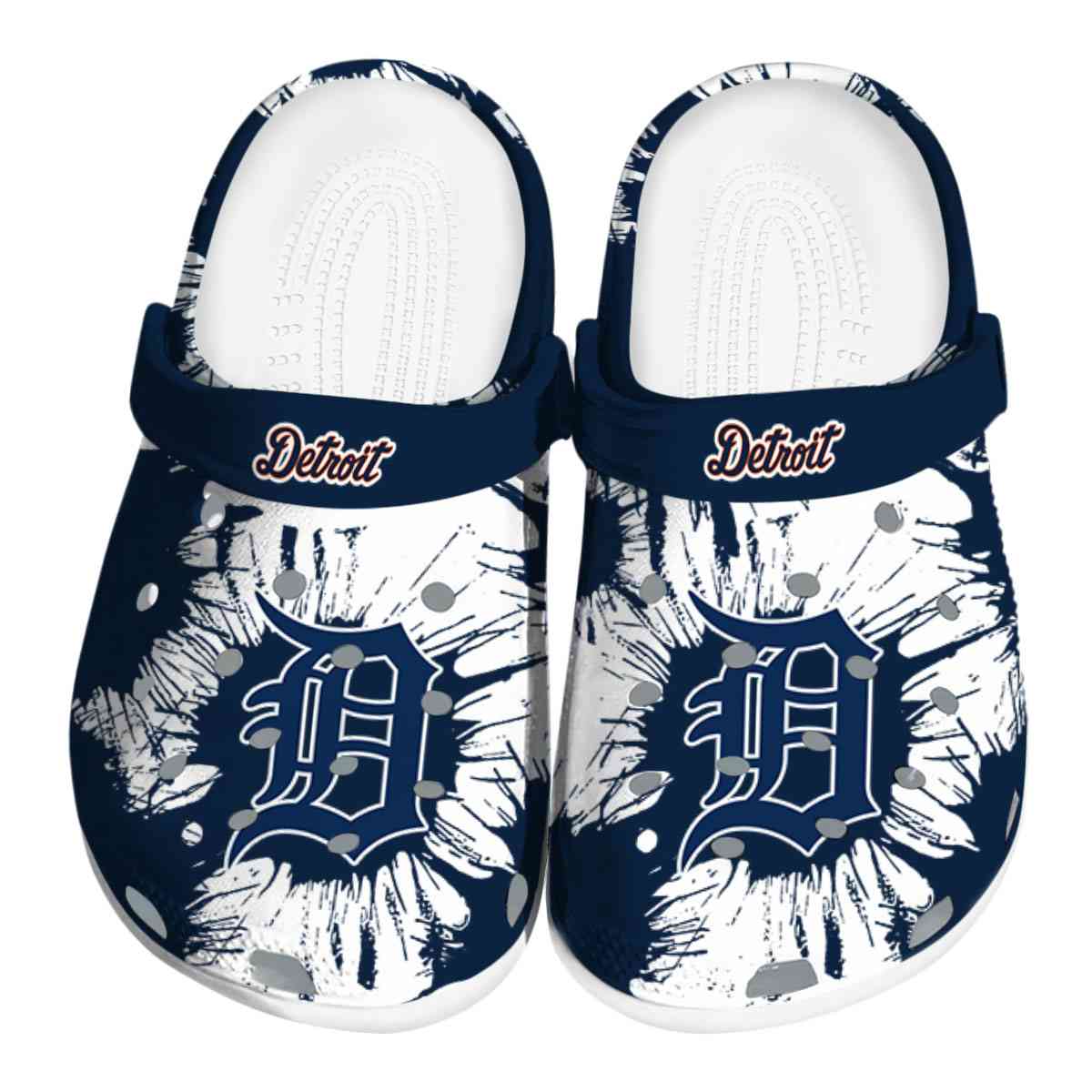 Detroit Tigers MLB Sport Crocs Crocband Clogs Shoes Comfortable For Men Women and Kids