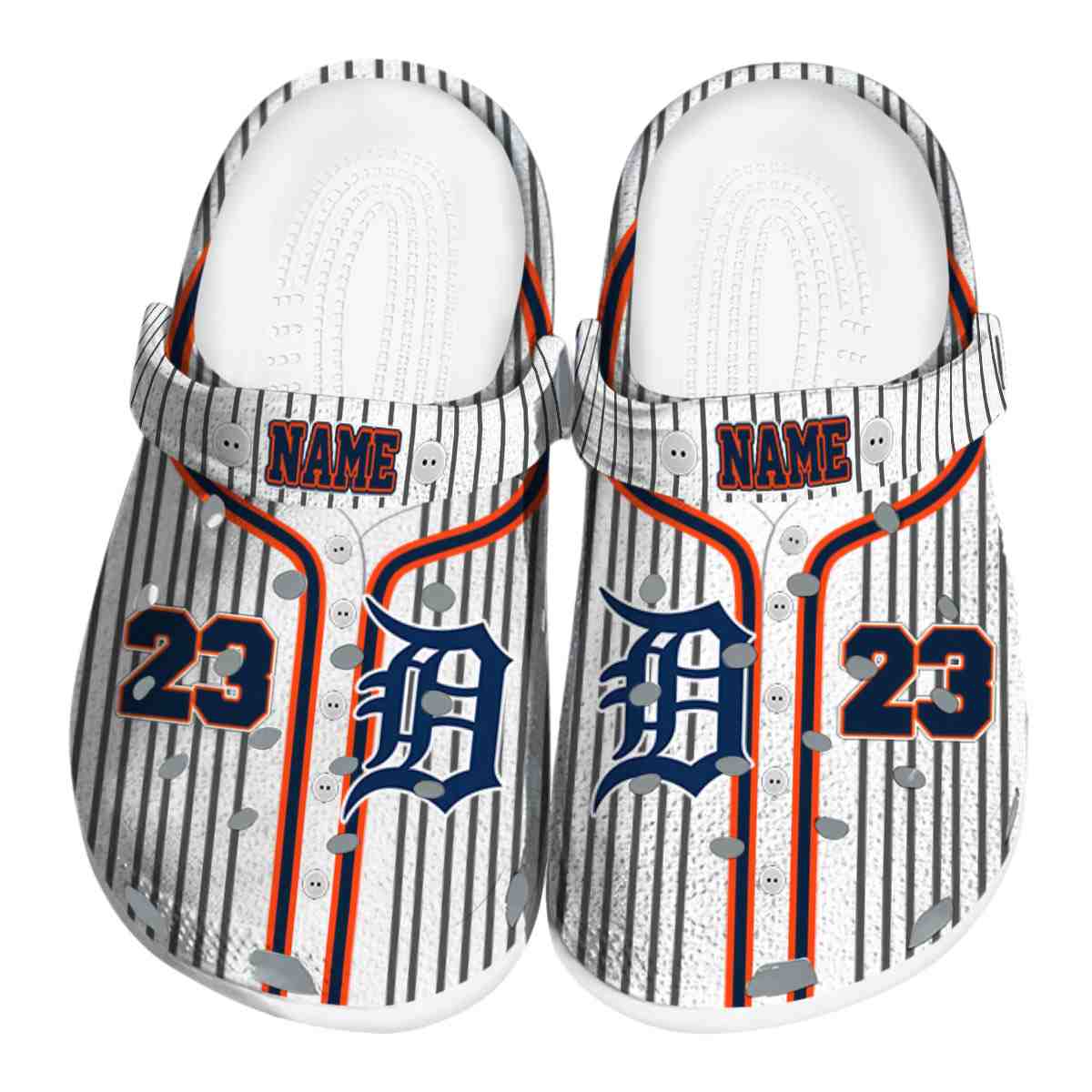 Detroit Tigers MLB Sport Crocs Crocband Clogs Shoes Comfortable For Men Women and Kids