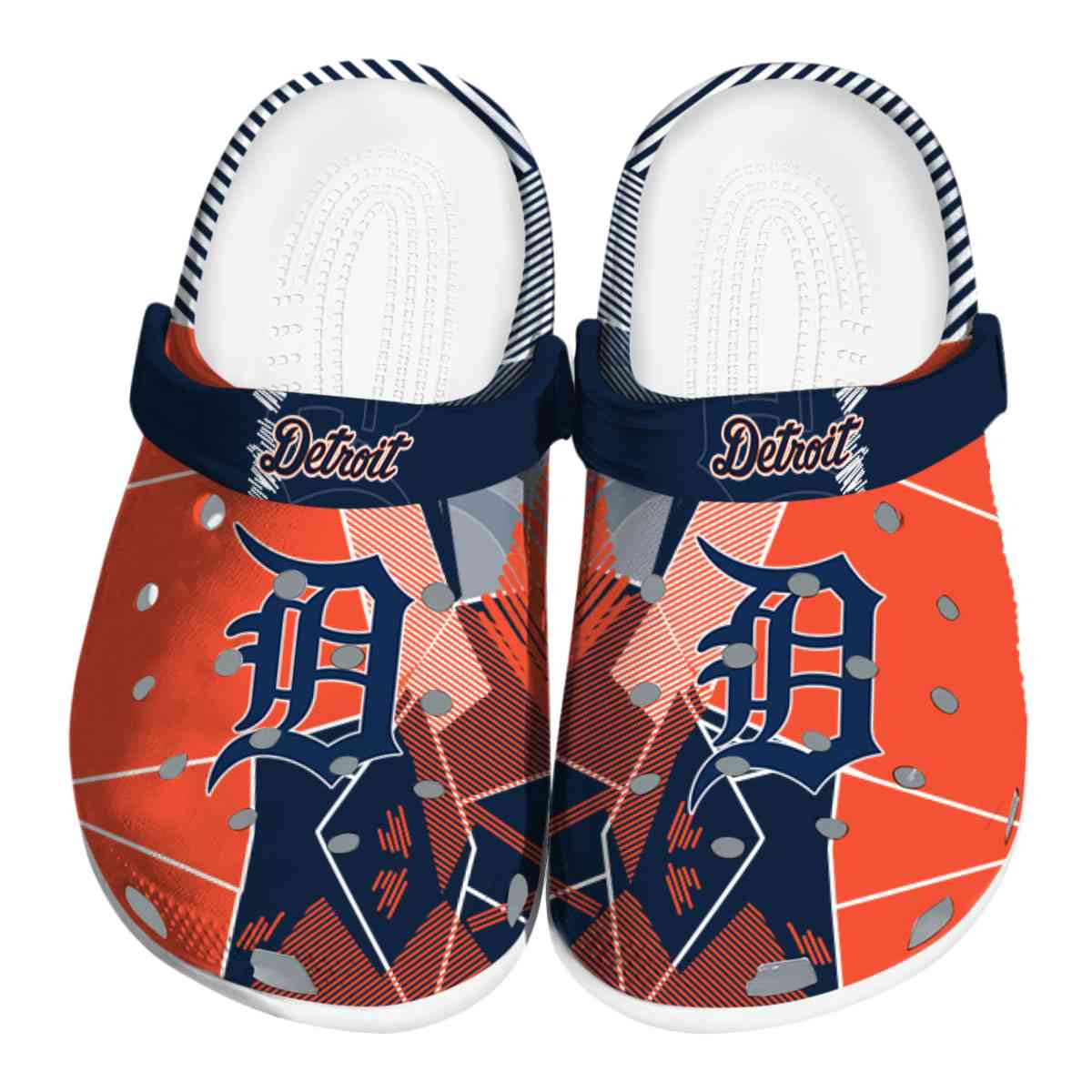 Detroit Tigers MLB Sport Crocs Crocband Clogs Shoes Comfortable For Men Women and Kids