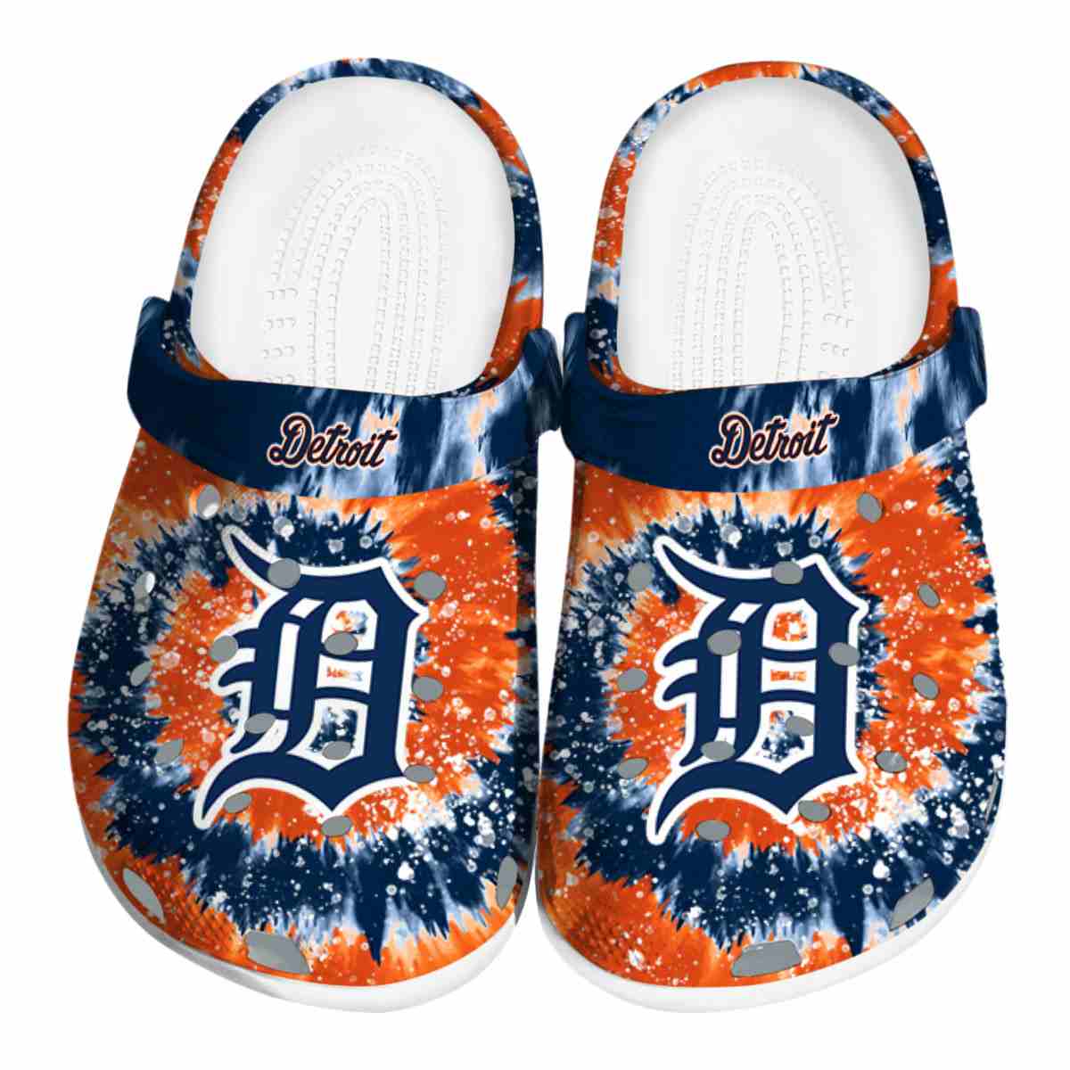 Detroit Tigers MLB Sport Crocs Crocband Clogs Shoes Comfortable For Men Women and Kids