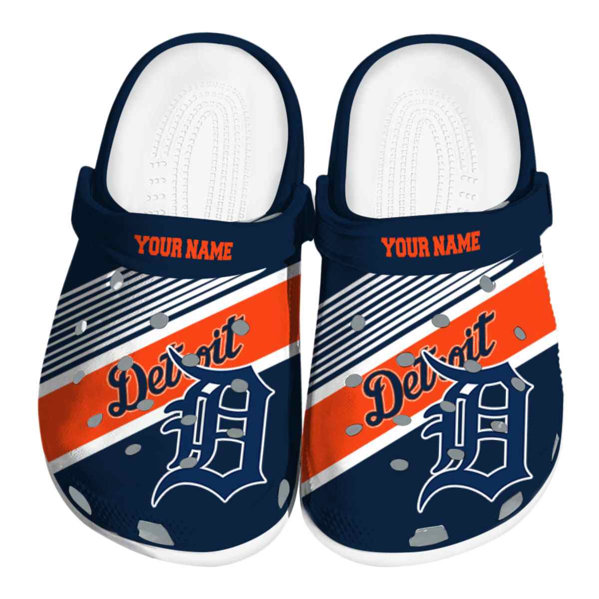 Detroit Tigers MLB Sport Crocs Crocband Clogs Shoes Comfortable For Men Women and Kids