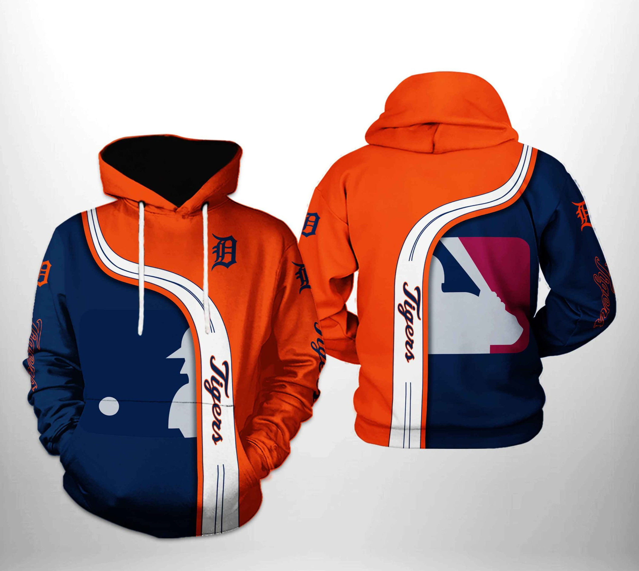 Detroit Tigers MLB Team 3D All Over Print Hoodie, Zip Hoodie