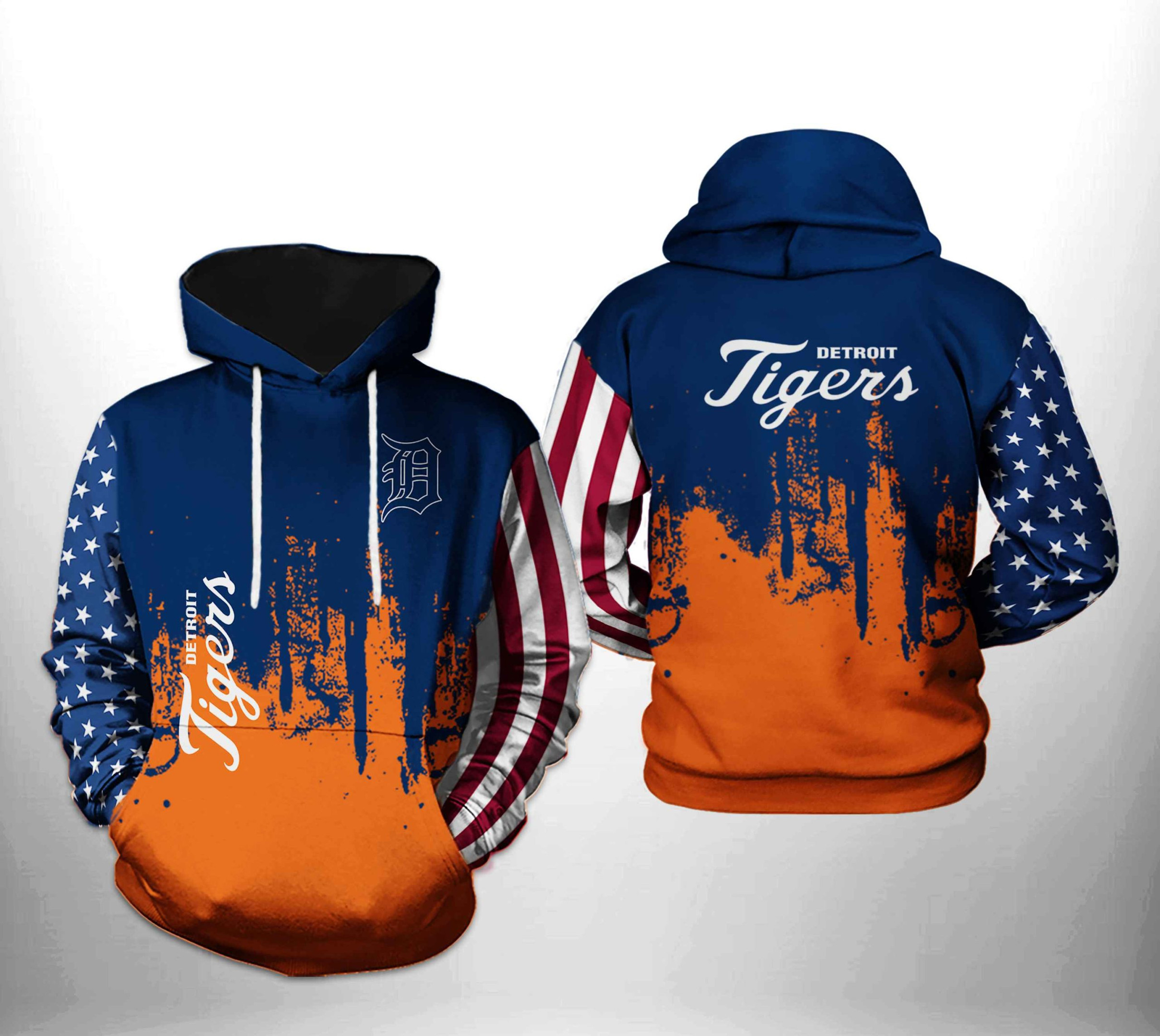 Detroit Tigers MLB Team US 3D All Over Print Hoodie, Zip Hoodie