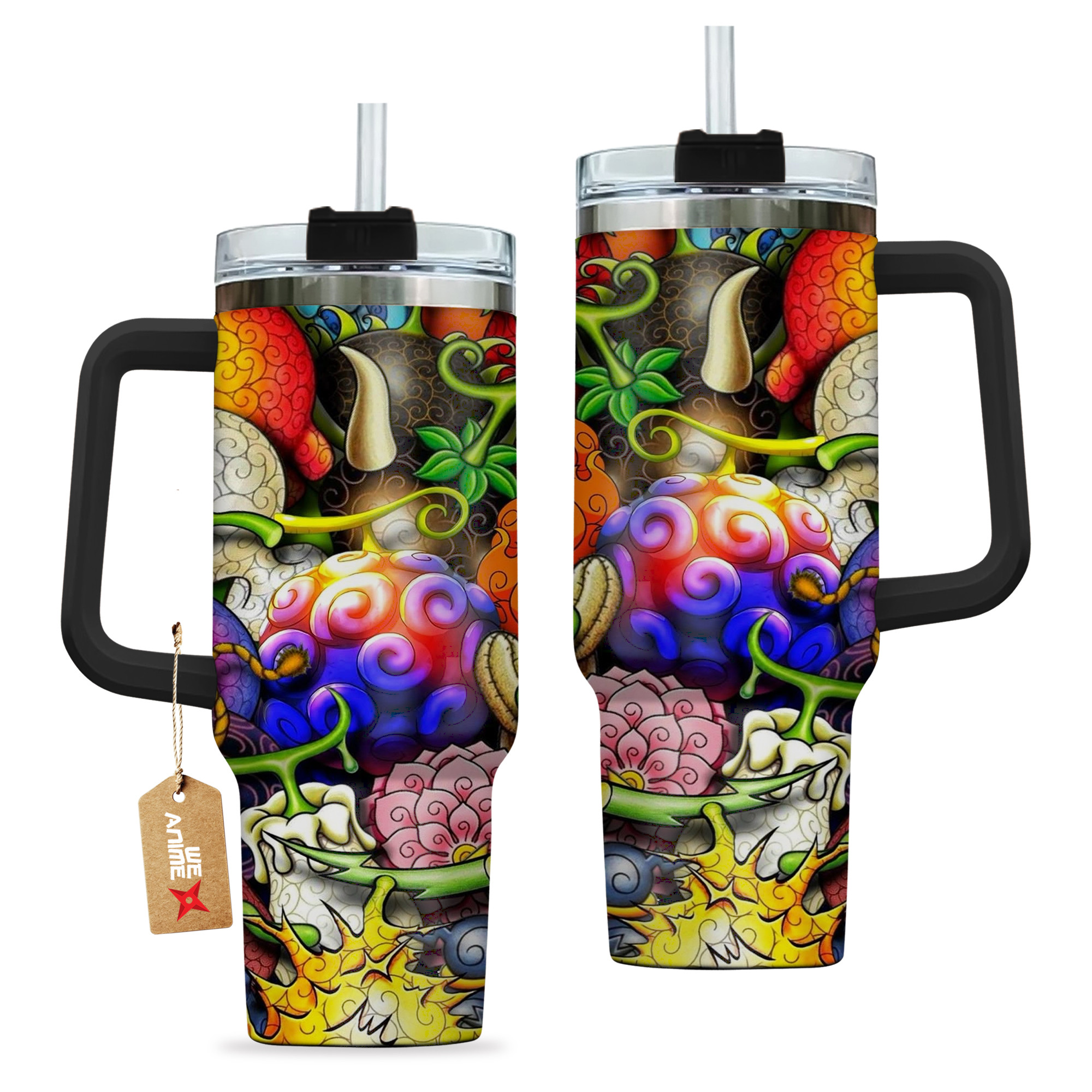 Devil Fruits One Piece Anime Custom Stanley Cup 40 oz 30 oz Tumbler With HandleTVC2301141 - Image 2