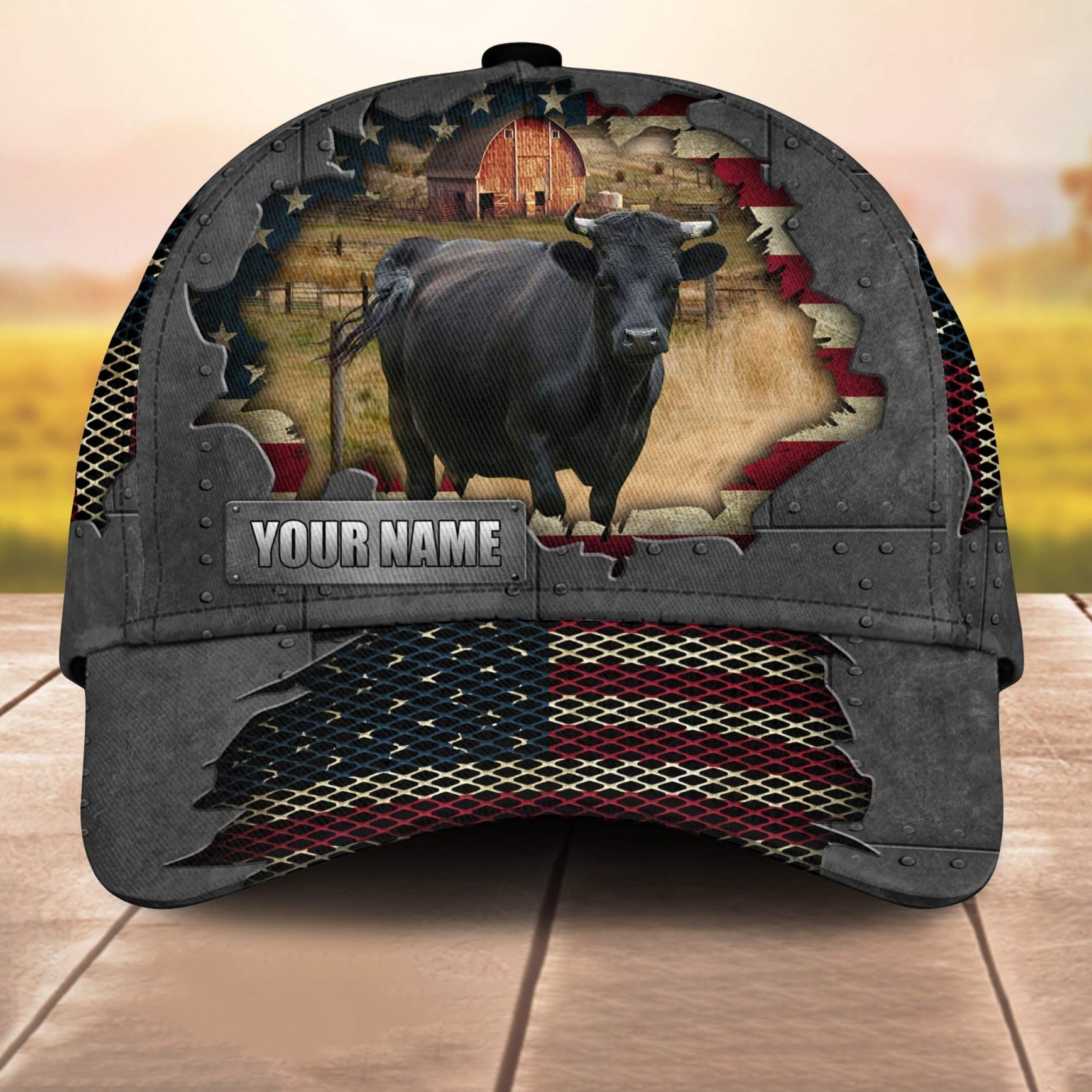Dexter Customized Name Us Flag Net 3D Cap 3D All Over Print Baseball Cap, Cap For Farm Lovers, Animal Cap, Leather Pattern Cap Trucker Hats Custom Hats Gifts For Men & Women