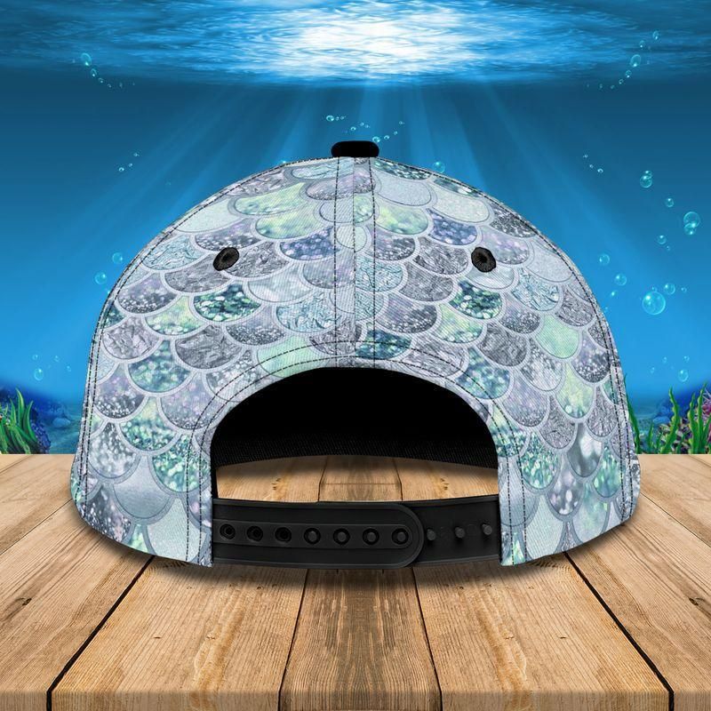 Diamond Ocean Mermaid Grey Classic Cap Baseball Cap Trucker Hats Custom Hats Gifts For Men & Women