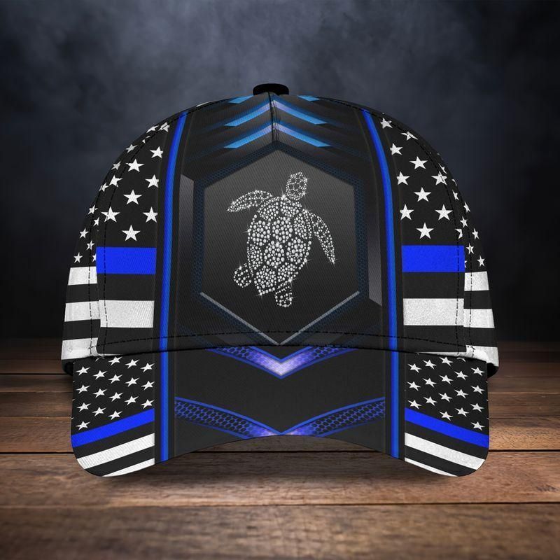 Diamond Turtle American Flag Black Classic Cap Baseball Cap Trucker Hats Custom Hats Gifts For Men & Women