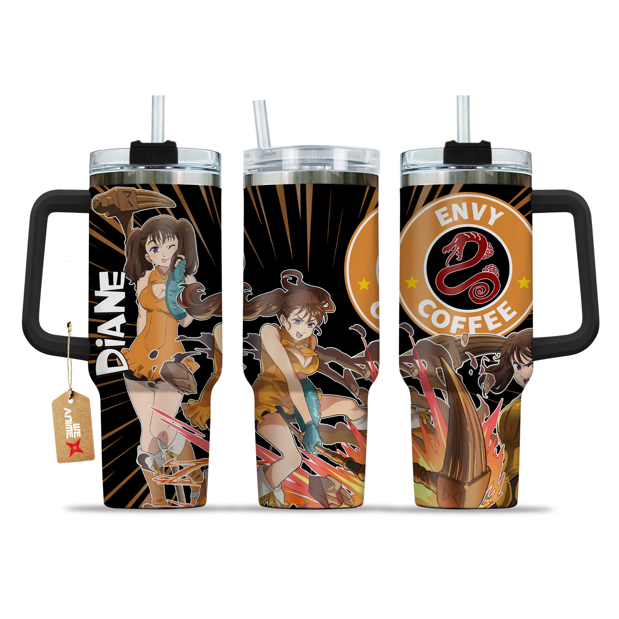 Diane (Envy) Hunter x Hunter Anime Custom Stanley Cup 40 oz 30 oz Tumbler With HandleTVC2301153