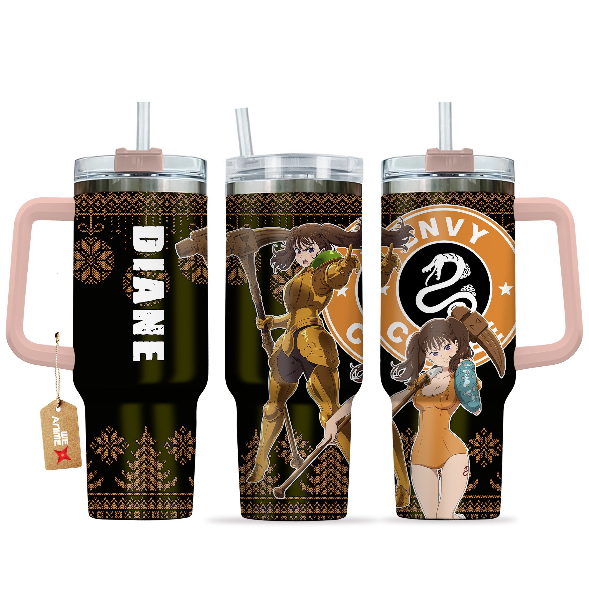 Diane (Envy) The Seven Deadly Sins Anime Custom Stanley Cup 40 oz 30 oz Tumbler With HandleTVC2301164