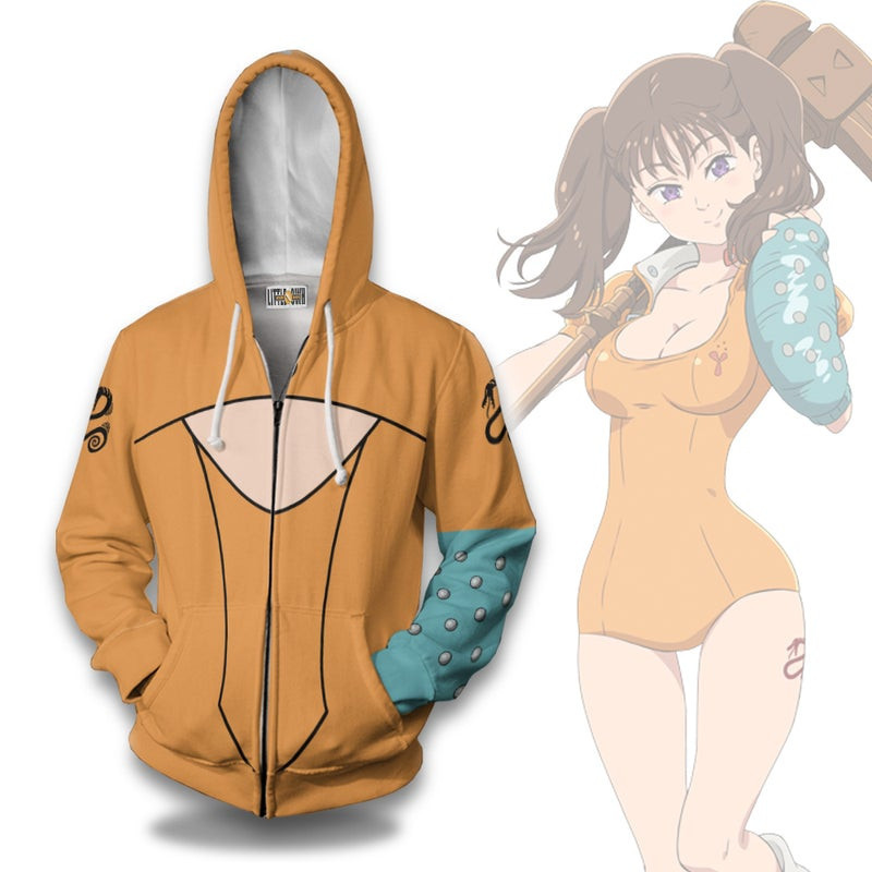 Diane 3D All Over Print Hoodie, Zip Hoodie