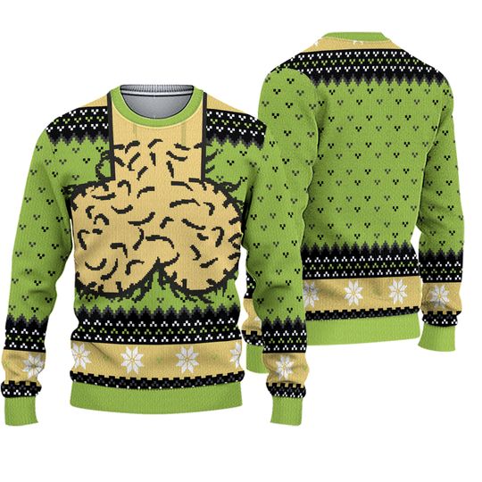 Dicky Meme Ugly Funny Christmas Holiday Sweater - Image 2