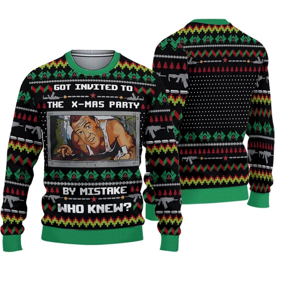 Die Hard Band Ugly Christmas Sweater Best Xmas Gift S