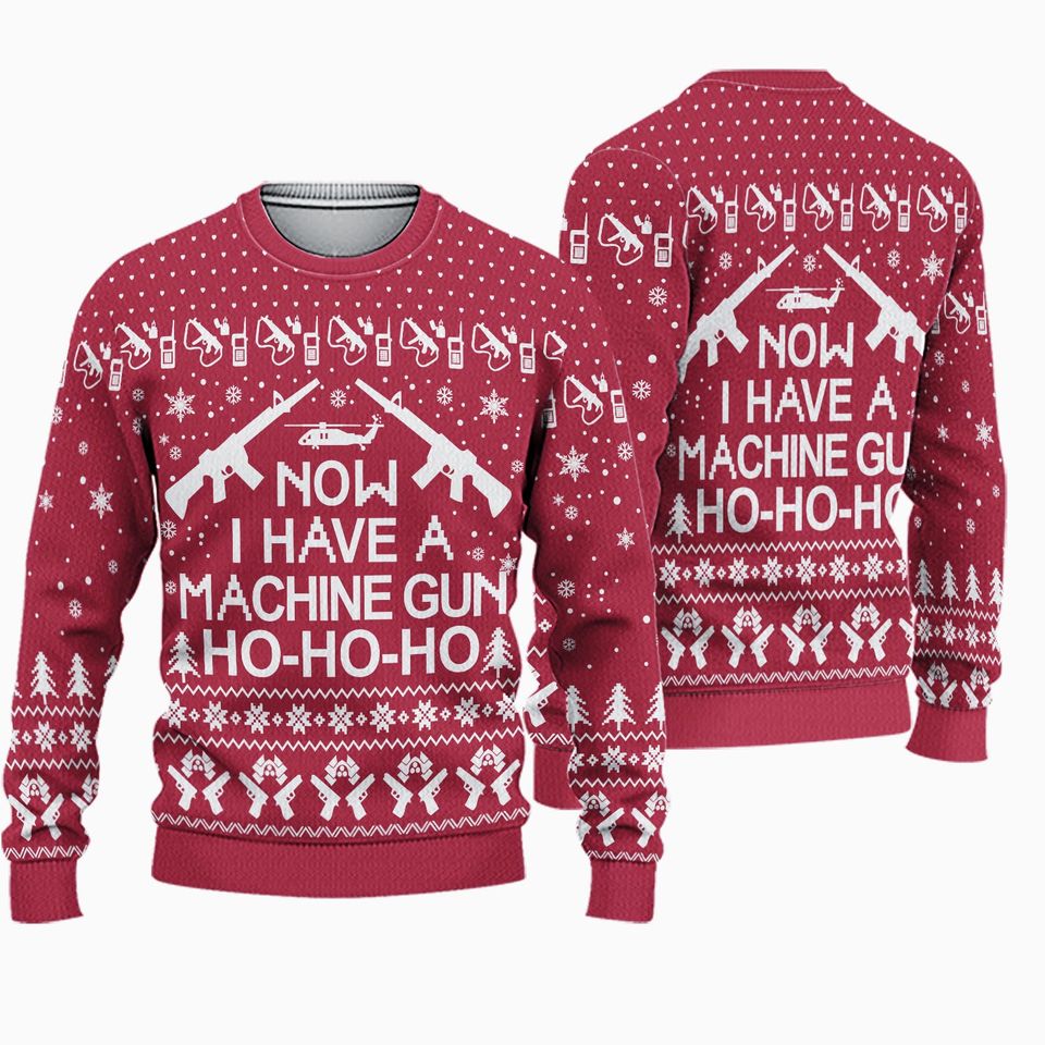 Die Hard Christmas 2023 Funny Ugly Christmas Sweater