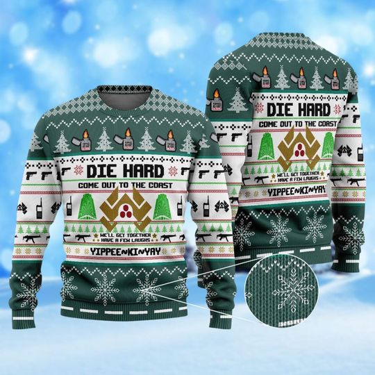 Die Hard Christmas Sweater, Its Not Christmas Sweater - Image 6