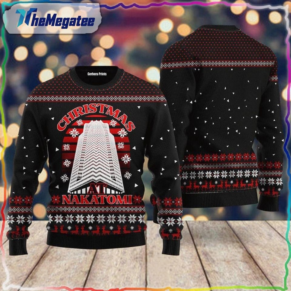 Die Hard Nakatomj Plaza Christmas Cute Noel Mc Christmas Pattern