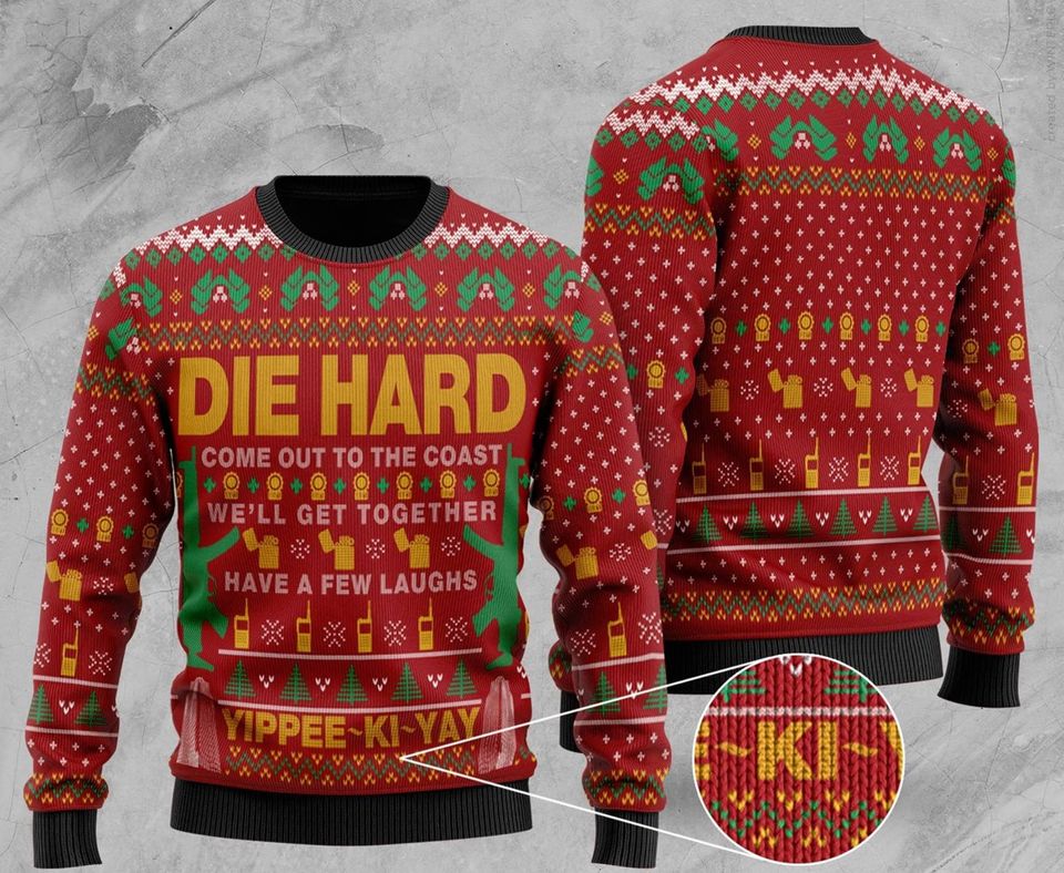 Die Hard Ugly Christmas Sweater, John McClane Christmas Sweater
