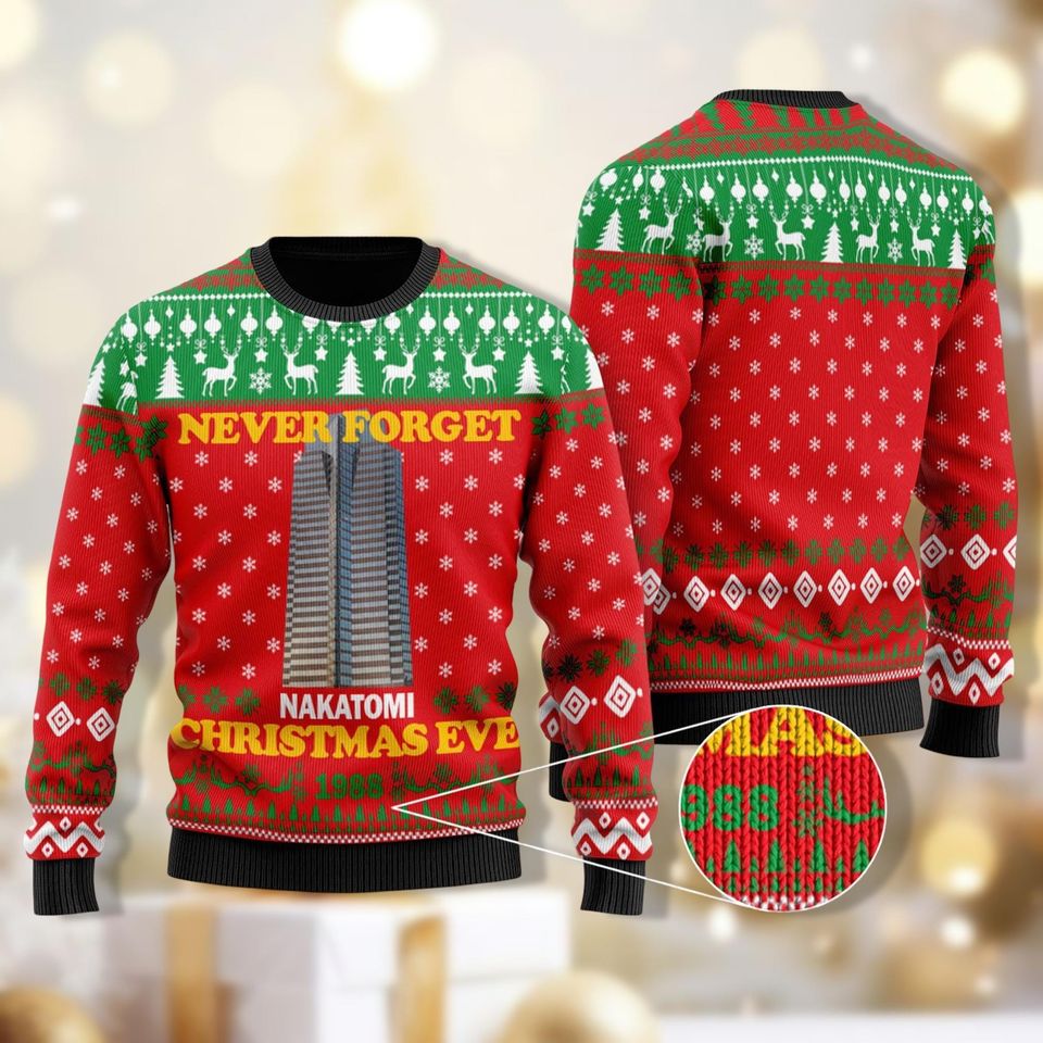 Die Hard Ugly Christmas Sweater, John McClane Christmas Sweater