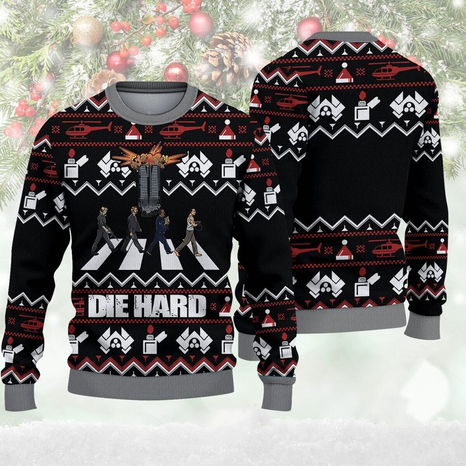 DIE HARD Ugly Christmas Sweater| Xmas Party Sweater For Family