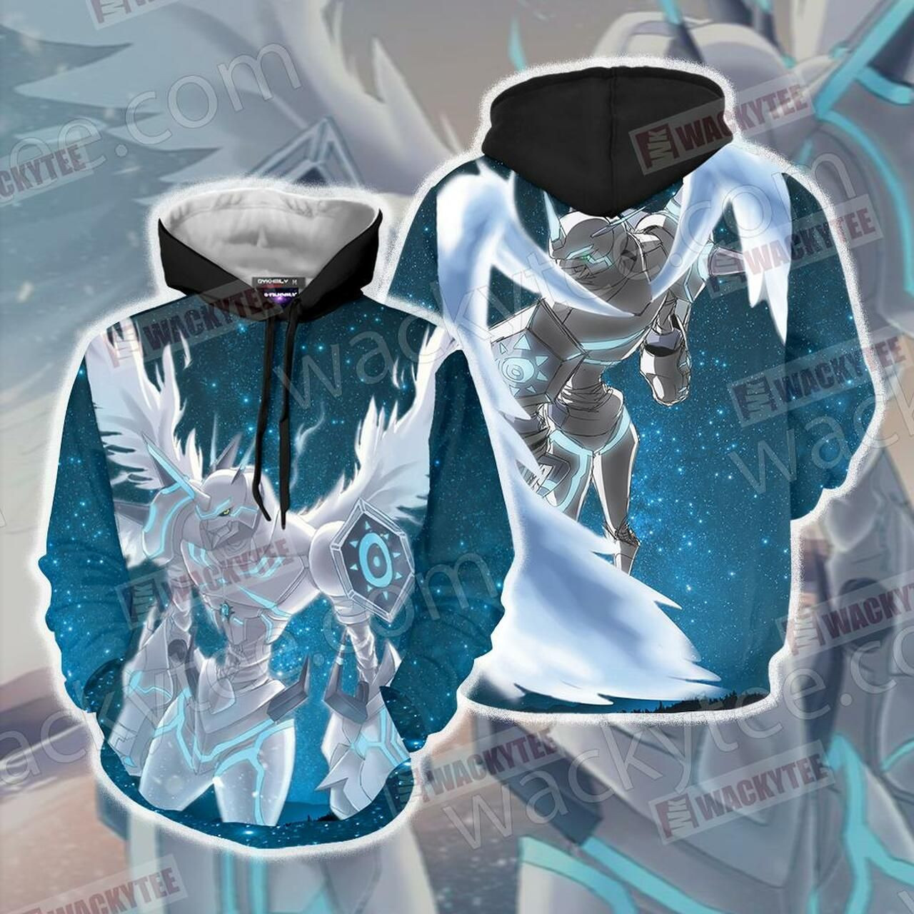Digimon Omegamon Mm 3D All Over Print Hoodie, Zip Hoodie