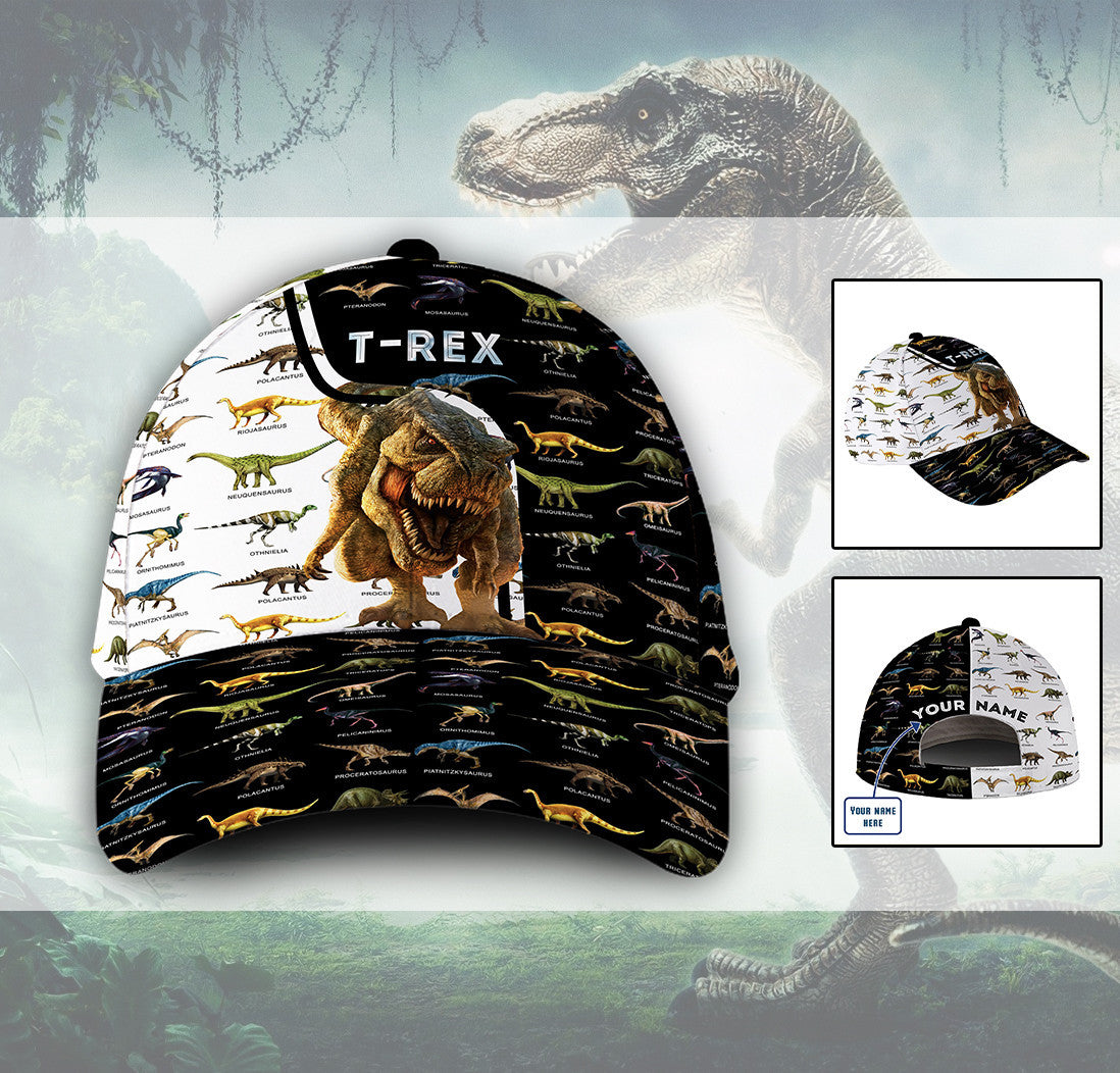 Dinosaur Breeds Customized Hat Classic Cap Trucker Hats Custom Hats Gifts For Men & Women