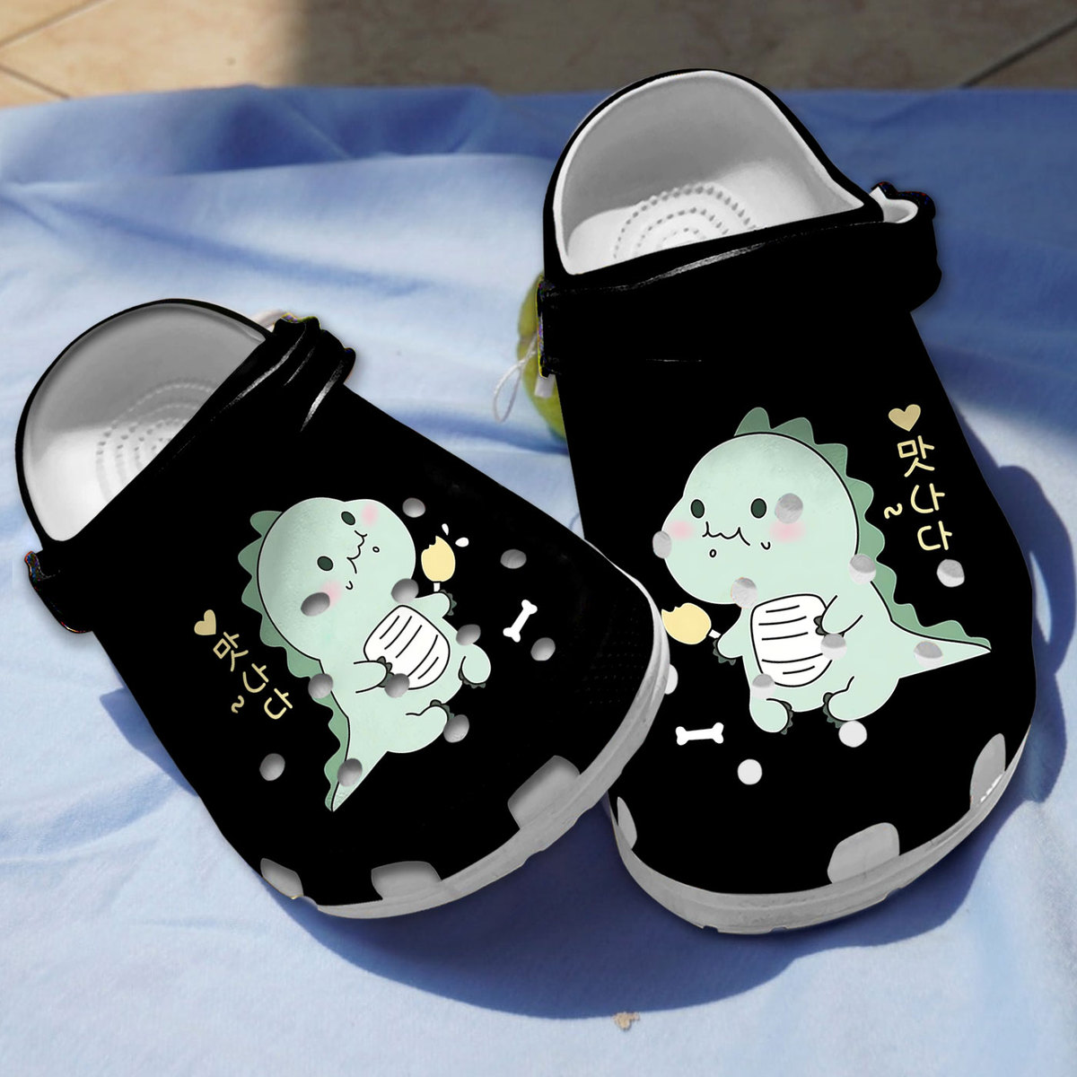 Dinosaur Crocs Crocband Clogs Shoes Comfortable For Men Women and Kids