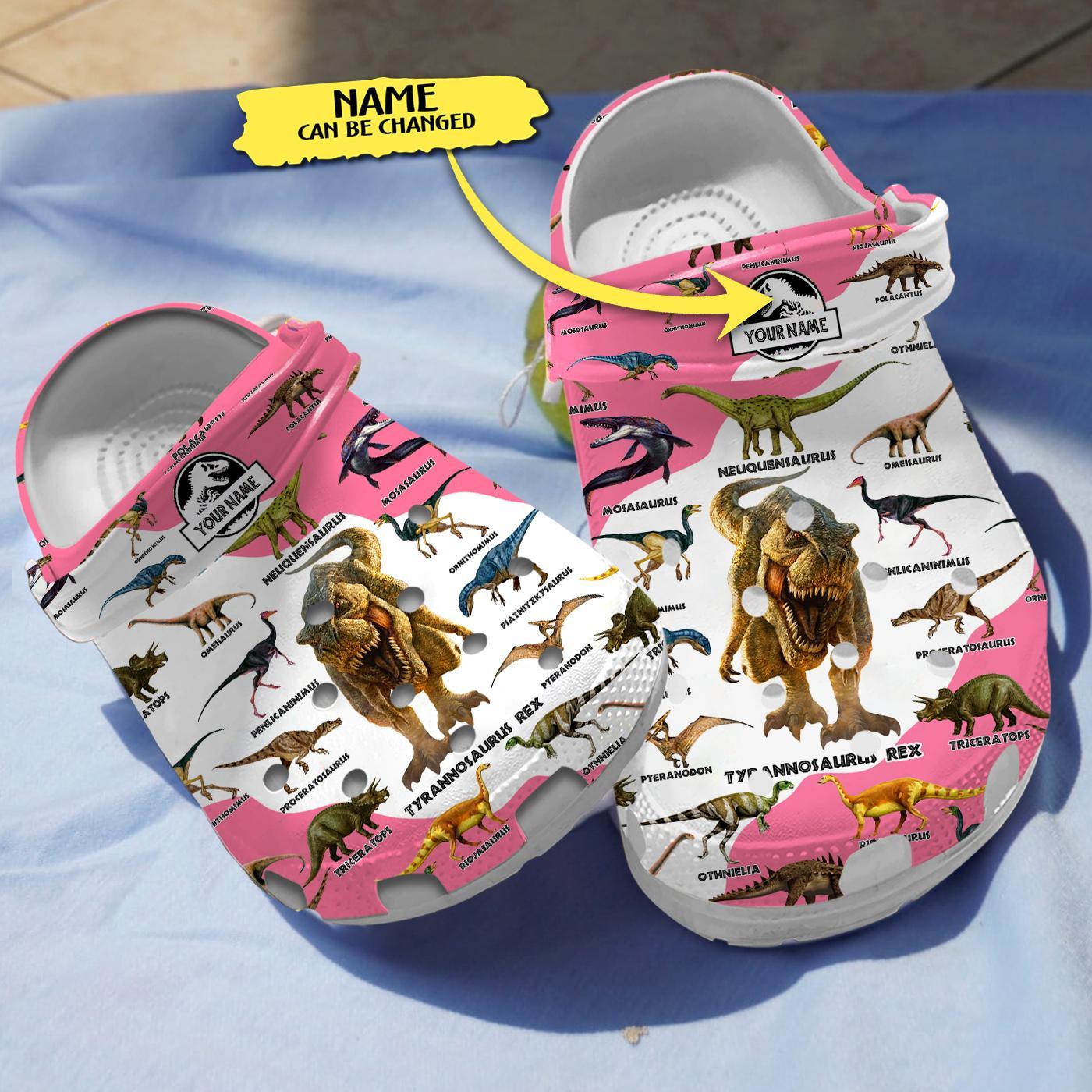 Dinosaur Crocband Clogs - Comfy for Family