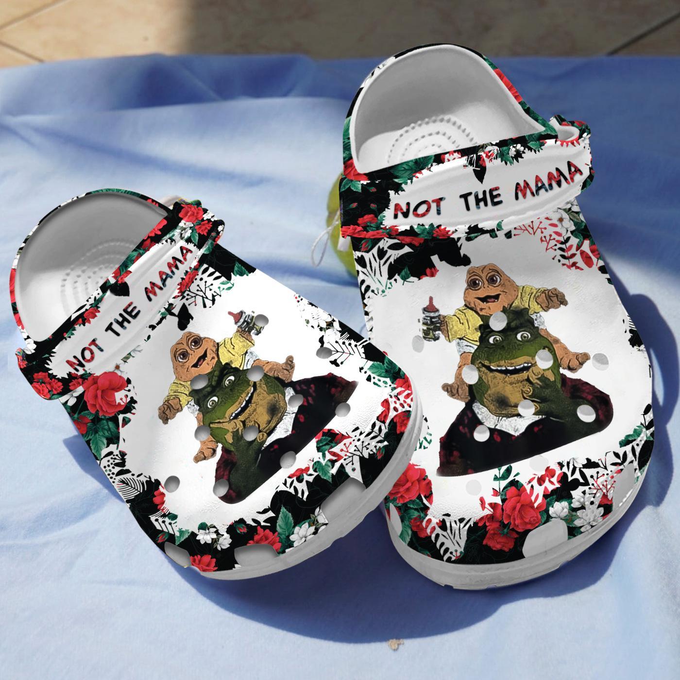 Dinosaurs Not the Mama Crocs Crocband Clogs Shoes Comfortable For Men Women and Kids