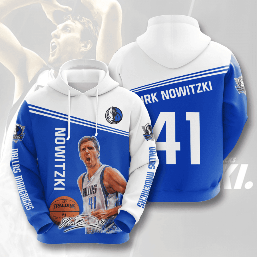 Dirk Nowitzki Dallas Mavericks 3D All Over Print Hoodie, Zip Hoodie