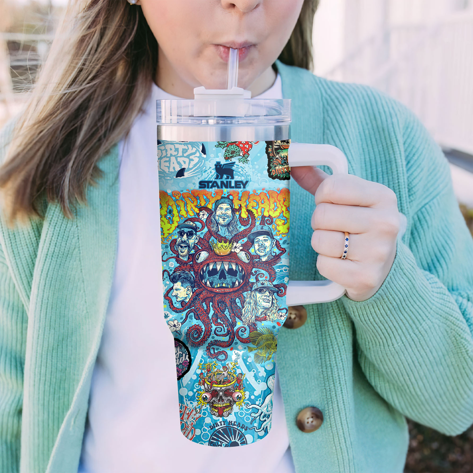 Dirty Heads Music Custom Stanley Cup 40 oz 30 oz Tumbler With HandleTVC2301336 - Image 3