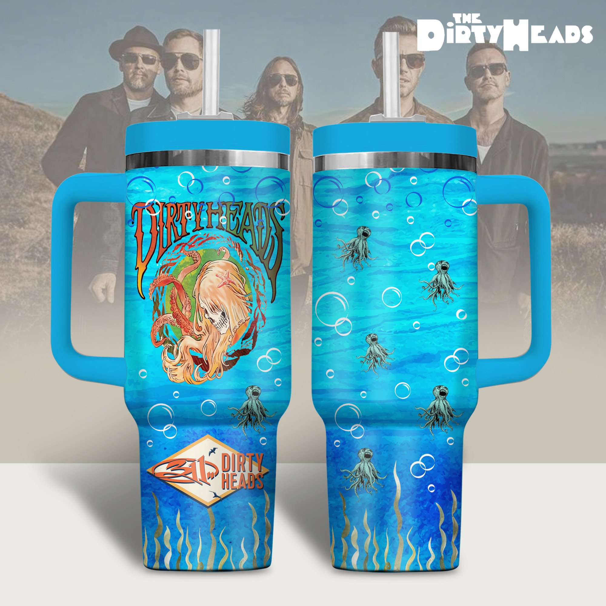 Dirty Heads Music Custom Stanley Cup 40 oz 30 oz Tumbler With HandleTVC2301800