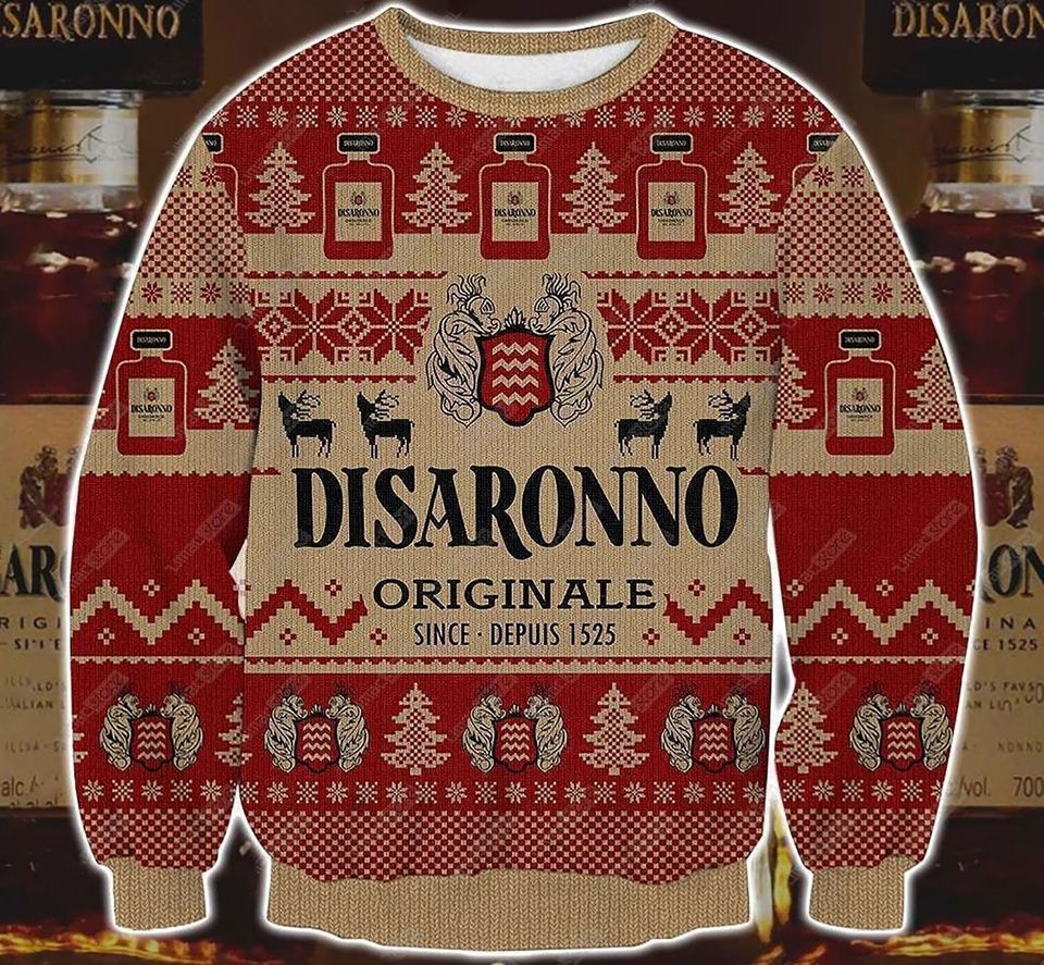 Disaronno 3D Print Christmas Sweater