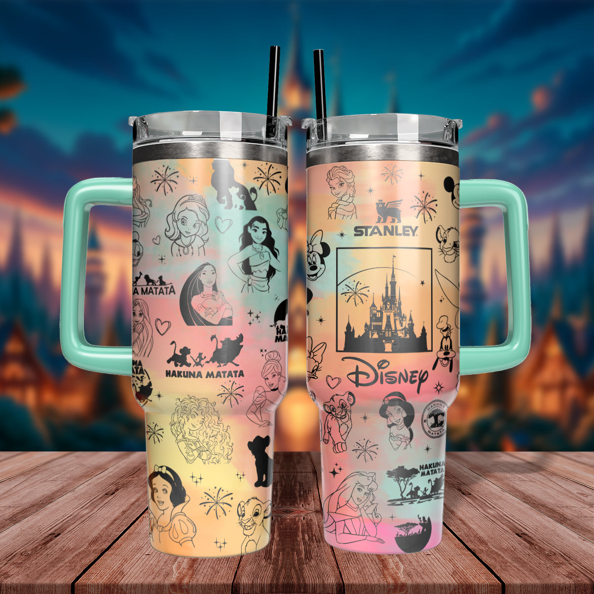 Disney Character Cartoon Custom Stanley Cup 40 oz 30 oz Tumbler With HandleTVC2301807