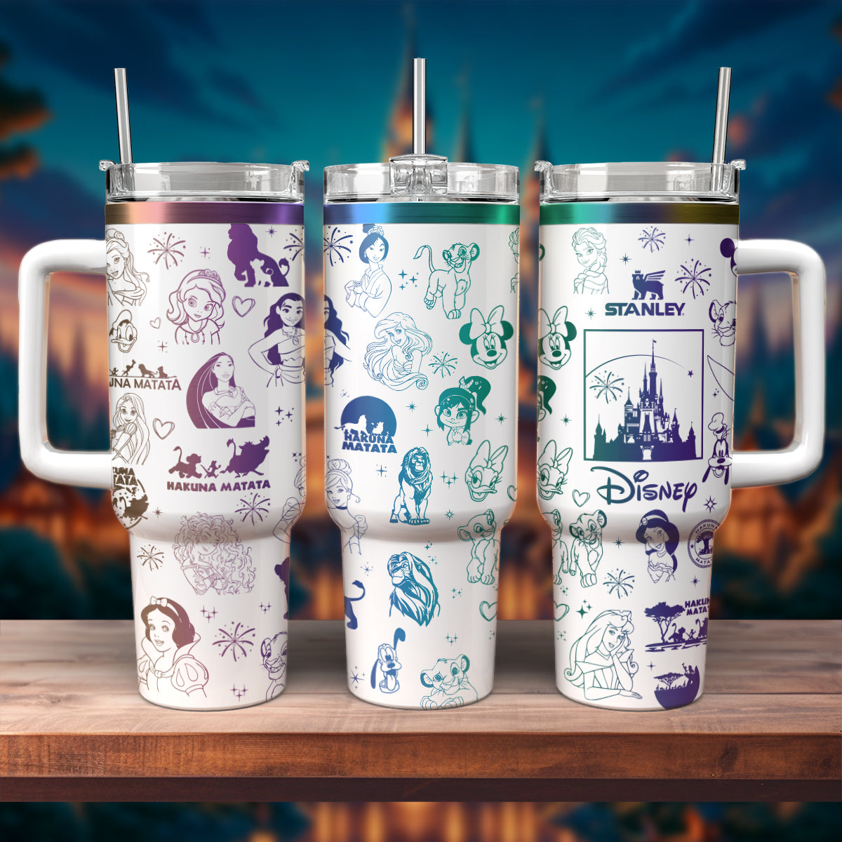 Disney Character Cartoon Custom Stanley Cup 40 oz 30 oz Tumbler With HandleTVC2301807
