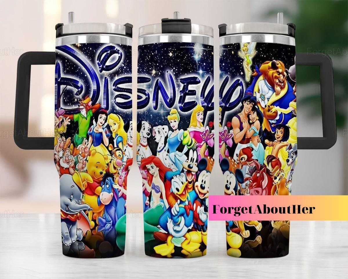 Disney Characters Cartoon Custom Stanley Cup 40 oz 30 oz Tumbler With HandleTVC2301161