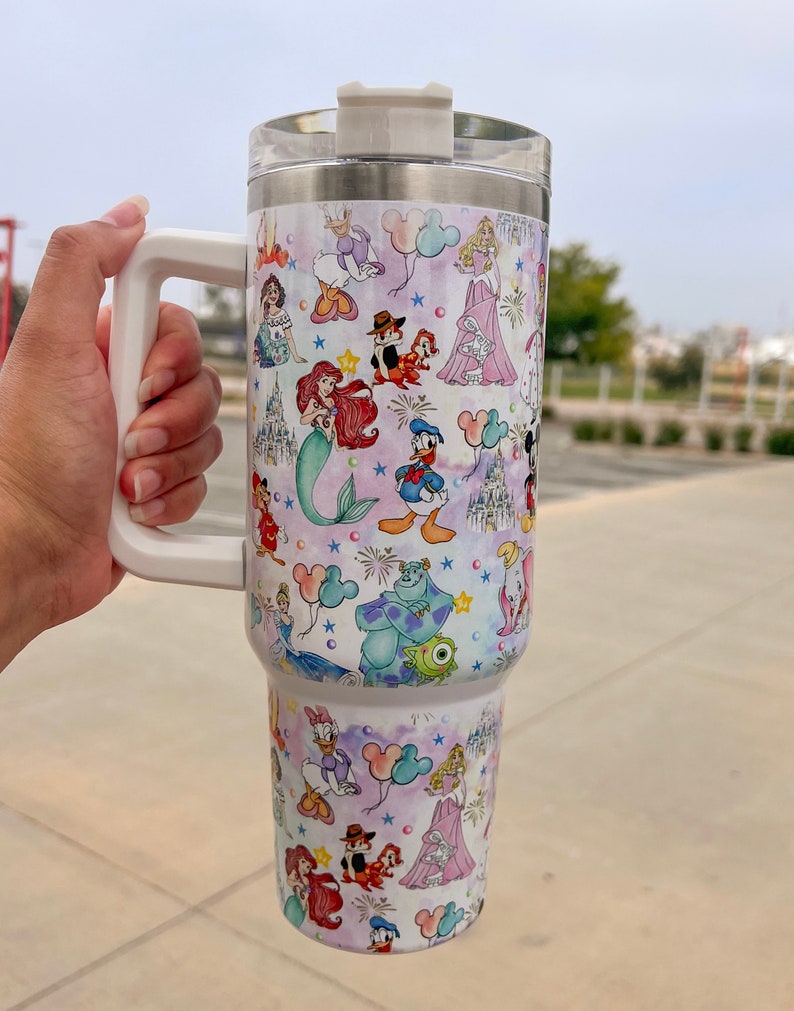 Disney Characters Cartoon Custom Stanley Cup 40 oz 30 oz Tumbler With HandleTVC2301778