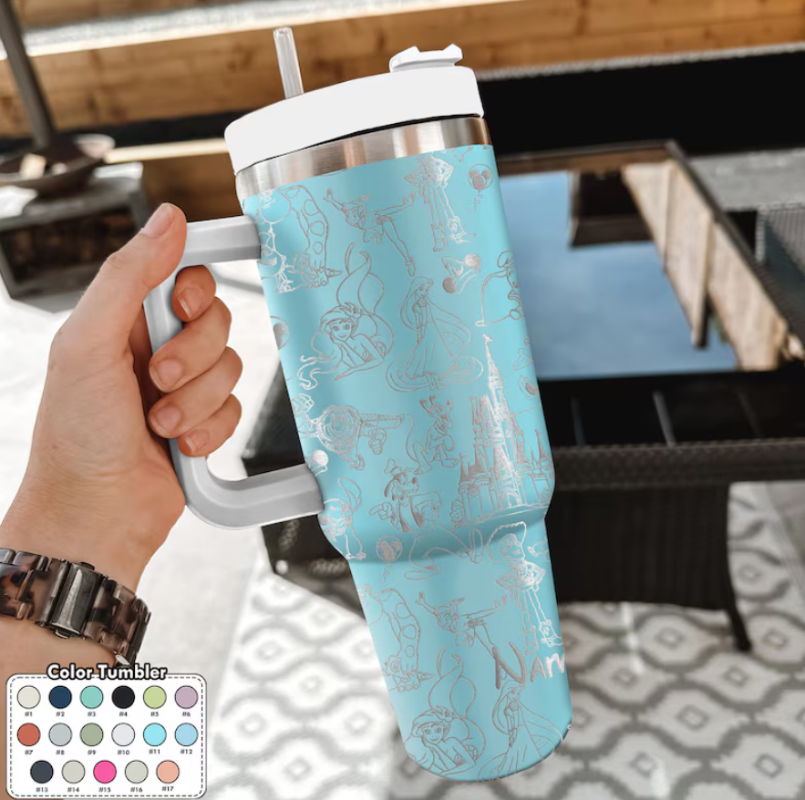 Disney Characters Cartoon Custom Stanley Cup 40 oz 30 oz Tumbler With HandleTVC2301805 - Image 3