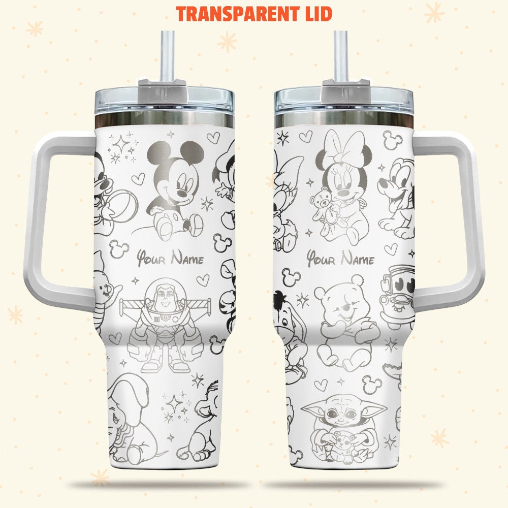 Disney Characters Cartoon Custom Stanley Cup 40 oz 30 oz Tumbler With HandleTVC2301980