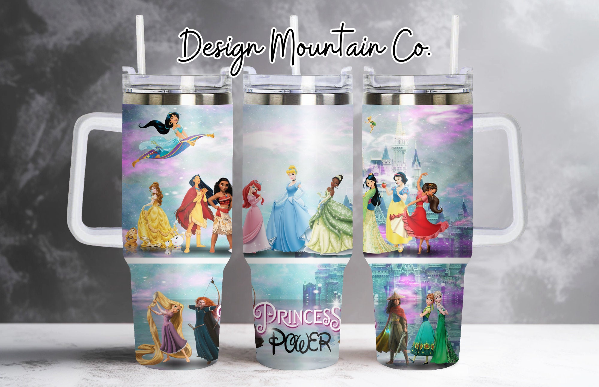 Disney Princess Disney Cartoon Custom Stanley Cup 40 oz 30 oz Tumbler With HandleTVC2301913