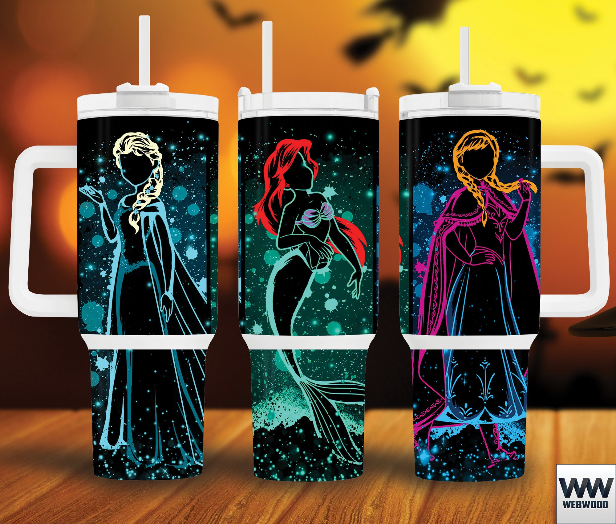 Disney Princesses Cartoon Custom Stanley Cup 40 oz 30 oz Tumbler With HandleTVC2301157